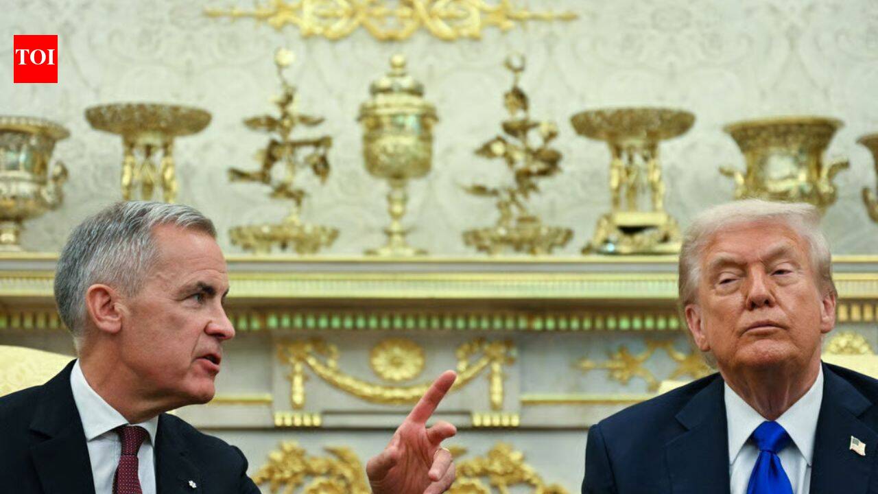 ‘Maybe they’ll shoot you’: Carney recalls Trump’s joke on Canada-US ties