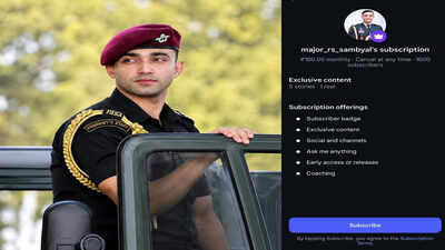 Explained: Why is retired Army Major Rishabh Singh Sambyal’s Instagram subscription dividing opinions?