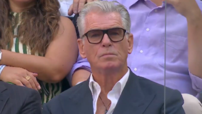 Quote of the day by Pierce Brosnan: "Some people have a tendency to get knocked down in this business and sulk and whine, and they just create a rod for their backs, really. You have to have.."