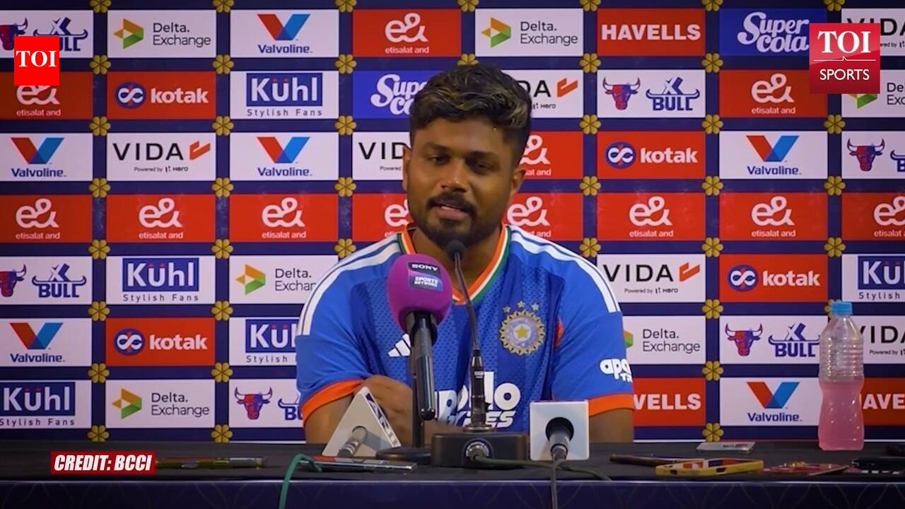 Sanju Samson on India's fearless approach, top-order competition & outside noise - Times of India Videos