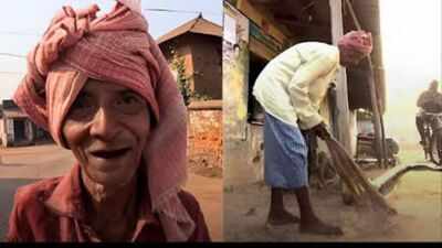At 80, he still cleans 2 km of village roads every morning: Meet Ashok Dada, who picked up a broom at 10 and has served his West Bengal village for 70 years without a salary