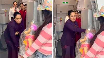 Air hostess misses Ganpati puja at home, then finds Bappa on her flight