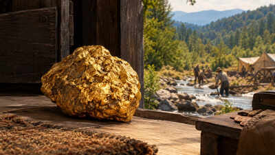 In 1799, a 12-year-old found a 17-pound gold rock in a North Carolina creek; used as a doorstop for 3 years, it sold for $3.50 and sparked America’s first gold rush
