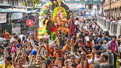 Raigad bans DJs, Dolby, laser lights, chemical sprays during Ganpati immersions