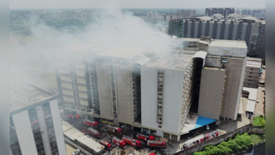 Another fire erupts at Saroli textile market, four shops gutted