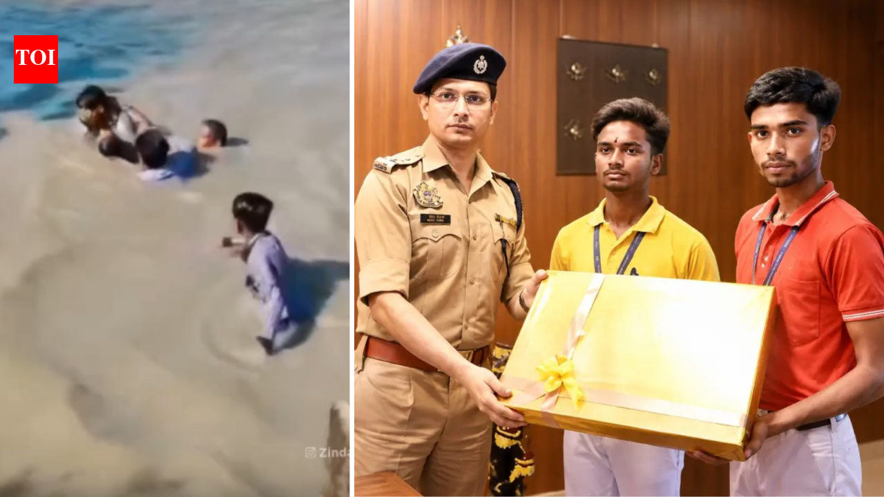 UP Class 10 students hailed as heroes for saving drowning woman