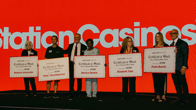 Las Vegas company surprises nearly 10,000 workers with more than $70 million in stock; each gets $1,000 for every year they have worked there