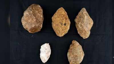 In 2016, a water leak repair in Bengaluru uncovered 5 stone implements that an archaeologist linked to the Palaeolithic age, suggesting humans may have lived in the city around 4 lakh years ago