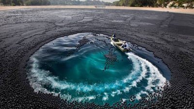 In 2015, Los Angeles used 96 million plastic balls to fight drought, but researchers found their production needed up to 766 million gallons