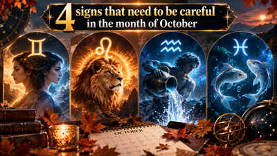 4 signs that need to be careful in the month of October