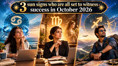 3 sun signs who are all set to witness success in October 2026