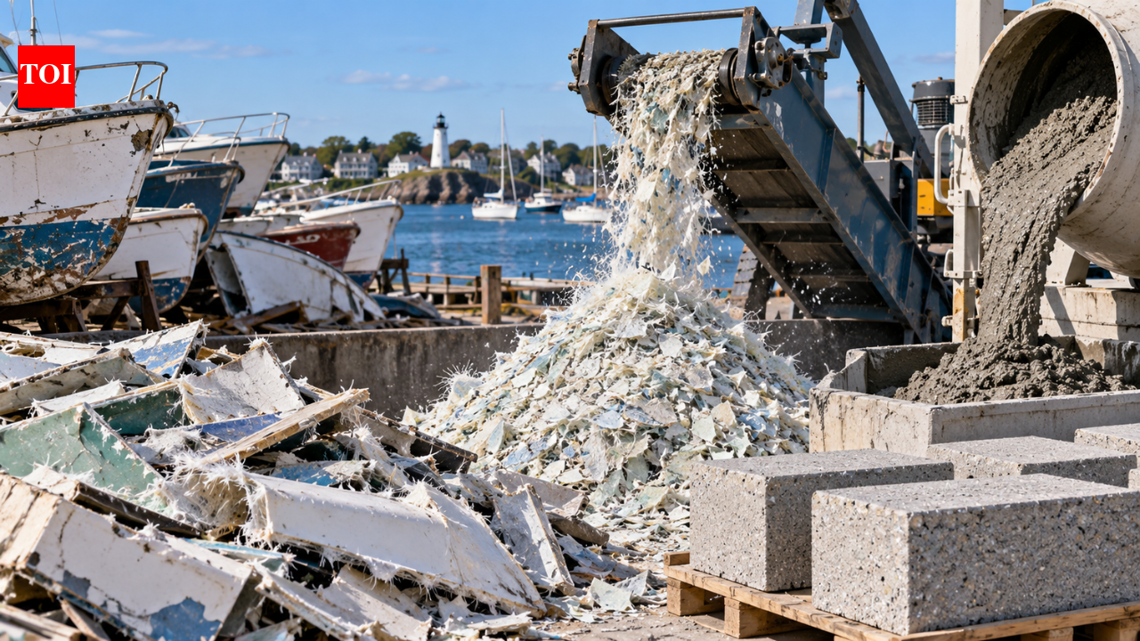 Rhode Island pilot recycled 80 short tons of fibreglass boats using a $105,000 NOAA grant