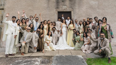 Suriya and Jyotika celebrate 20 years of marriage in Scotland as 'Karuppu' actor's sister Brindha shares rare family pictures and calls vow renewal a ‘blissful experience’