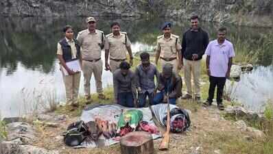 Deer poaching spreads to central Karnataka, 3 held with 70kg venison in Chikkamagaluru