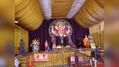 Mythology comes alive at Hubballi’s Ganesha pandals