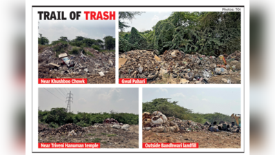 Garbage, debris, dust: Scenic Aravali road is now a hotbed of civic failure