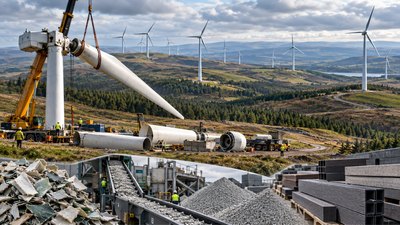 Offshore wind farms may be quietly stealing rain from Europe's coasts; study says: The more energy turbines pull from the wind, the less...