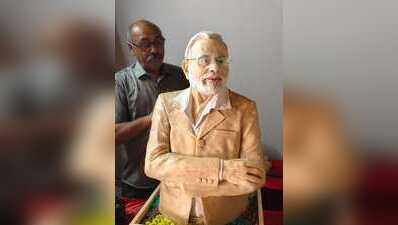 After road-running Rafale, Bathinda man makes Modi model from soap
