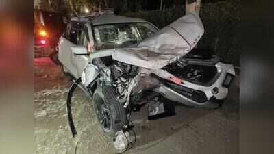 Brake on mixer truck fails, 9 injured in Ggn-Fbd Road vehicle pile-up