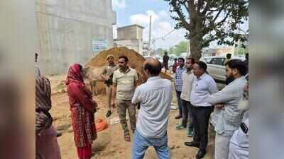 Manesar mayor inspects civic works amid stalled approvals