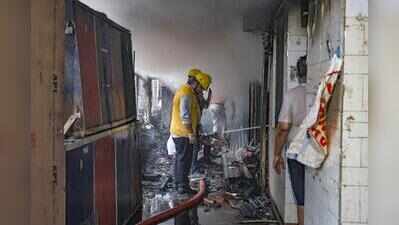 Massive fire engulfs Purohit Ji Ka Katla, over 2 dozen shops gutted
