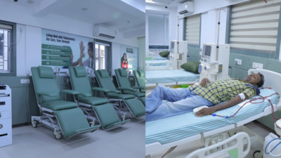 Dialysis sevices at Rs 200 for 24 patients a day at south Kolkata healthcare centre