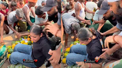 Bihar flood relief turns chaotic as crowd swarms volunteers, woman seen struggling; ‘Bihar ka kuch nahi ho sakta hai,’ say netizens