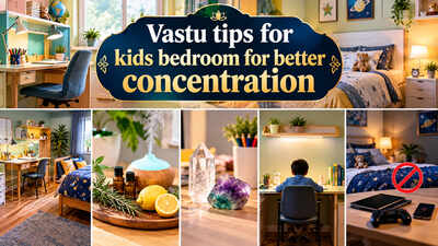 Vastu tips for kids bedroom for better concentration