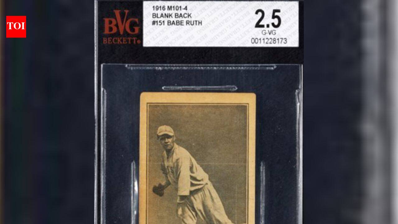 Woman buys old piano for $25, finds hidden Babe Ruth card that sells for $130,053 27 years later