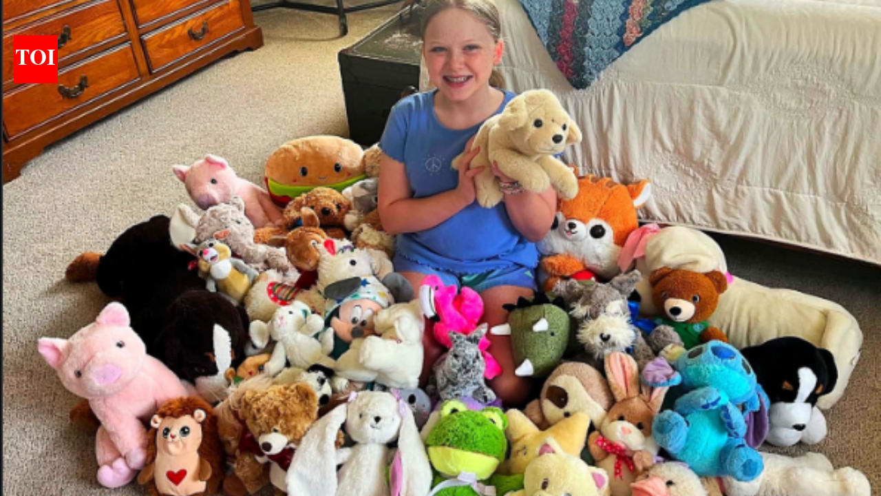 12-year-old rescued 114 thrift-store stuffed toys, repaired each by hand and gave them to fire victims