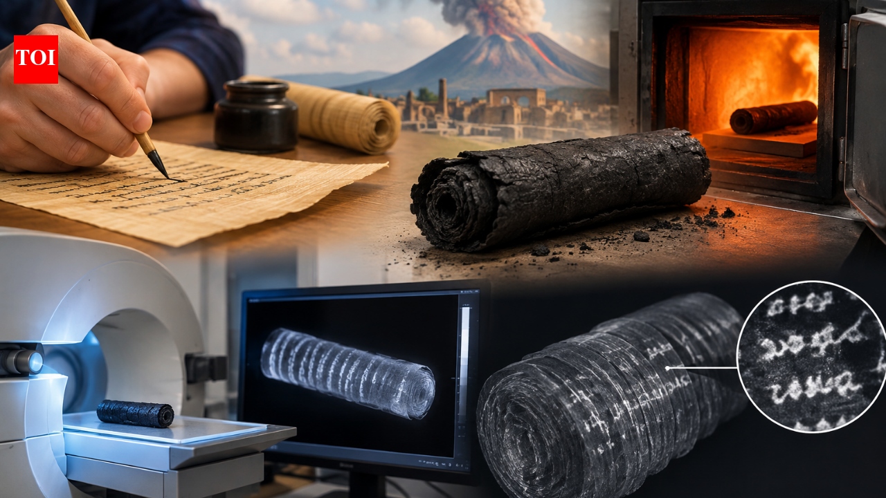 To read 2,000-year-old Vesuvius scrolls, Berkeley scientists burned student-written papyrus; leaded ink stood out in X-rays