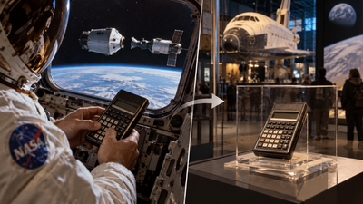 Nasa carried a pocket calculator on Apollo-Soyuz in 1975 as a backup for rendezvous calculations; 37 years later, it reached the Smithsonian