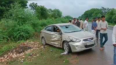 3 of family killed as car hits bike in Bhilwara