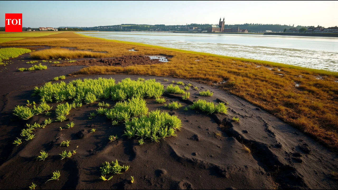 UK harbour moved dredged mud onto a damaged saltmarsh; within one winter, vegetation began returning