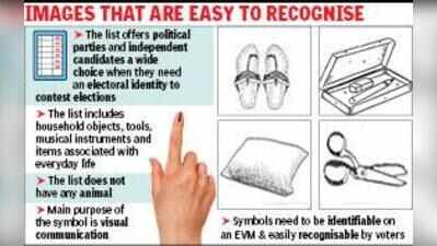 Pillow, scissors, chappals, AC, computer mouse on Election Commission’s list of 184 ‘free’ symbols