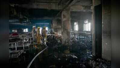 Factory on fire after AC short circuit