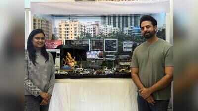 IT professional recreates Punawale’s traffic woes through Ganapati decoration after losing mom as ambulance gets stuck in jam