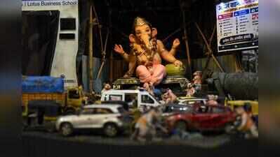 IT professional recreates Punawale’s traffic woes through Ganapati decoration after losing mom as ambulance gets stuck in jam
