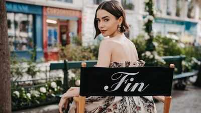 Lily Collins wraps up final season of 'Emily in Paris'; bids adieu to her character: 'Au revoir, Emily Cooper'