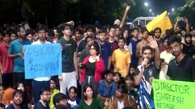 IIT-Bombay students protest overnight after 2nd-year student dies by suicide
