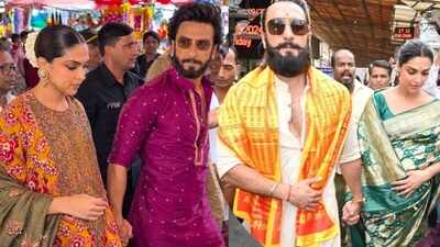 Deepika Padukone and Ranveer Singh's temple visit sparks buzz about 'Baby no 2 coming soon'; fans wish actress safe delivery