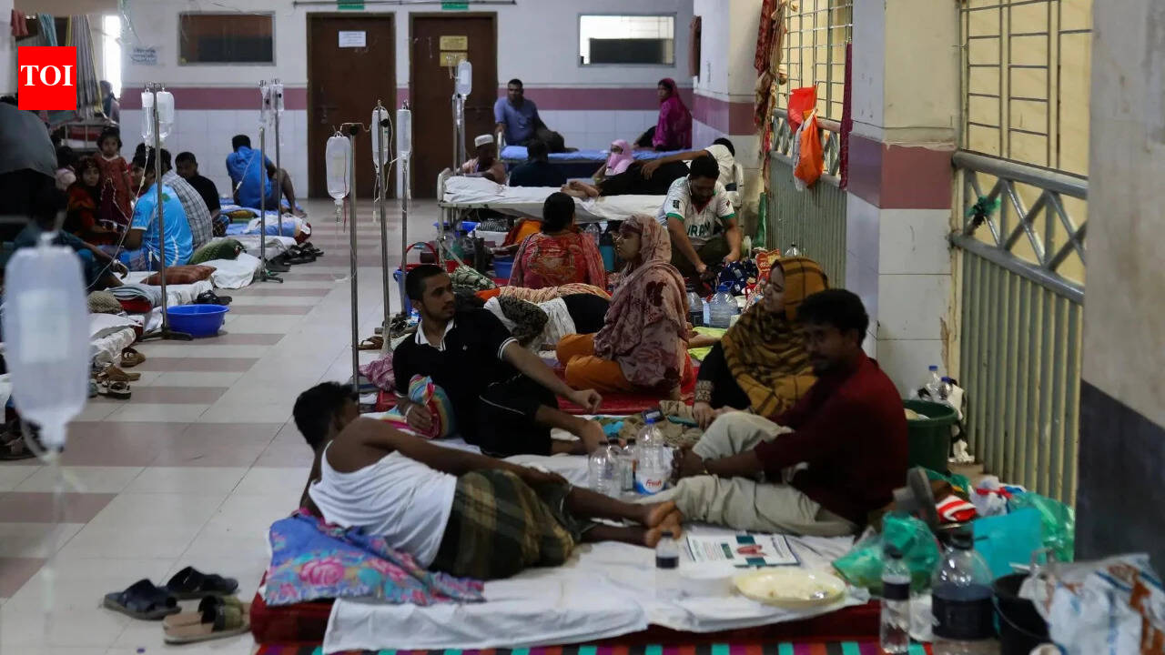 ‘Treated on floor, verandah’: Dhaka hospitals struggle as dengue wards overflow