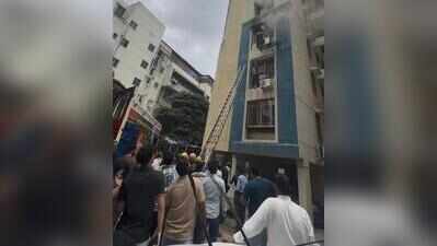 Fire breaks out after suspected  fridge compressor blast, two girls rescued in Pimple Saudagar
