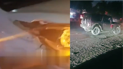 After quarrel, Thar driver repeatedly rams into cab in Gurgaon