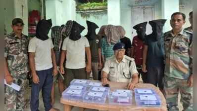 14 Arrested For Cyber Fraud in Deoghar, Jamtara