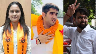 DUSU Results 2026: ABVP wins 3 posts, NSUI rebel Deepanshu Shokeen bags vice-president seat