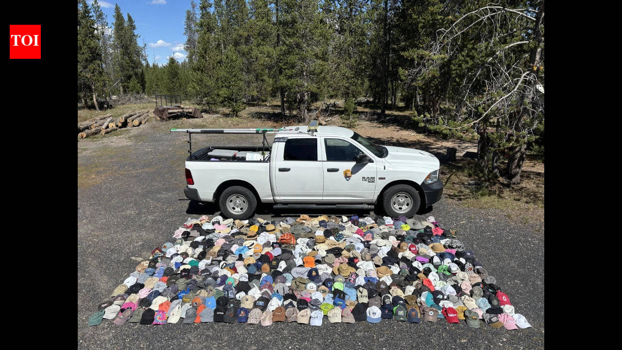 280 hats, 36 sunglasses: Record-breaking 20,00 pieces of trash haul from Yellowstone National Park this year so far