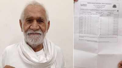 At 85, Haryana veteran completes MA with 965 marks, now eyes PhD or law degree