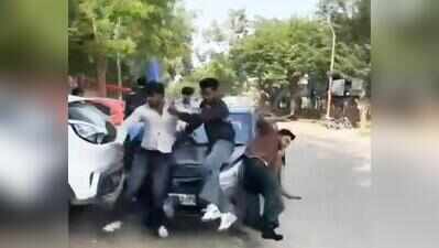 Car performing stunts hits 4 students outside Greater Noida college, driver held