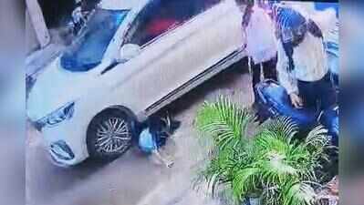 Six-year-old on way to school with father hit by car in Greater Noida